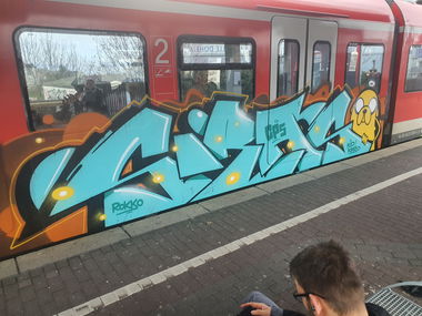 Graffiti Train in Köln - Photo by bocat - SIRAS (2020)