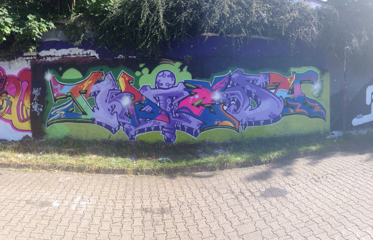Graffiti in Köln - Photo by bocat - Tach, Kid, köln (2015)