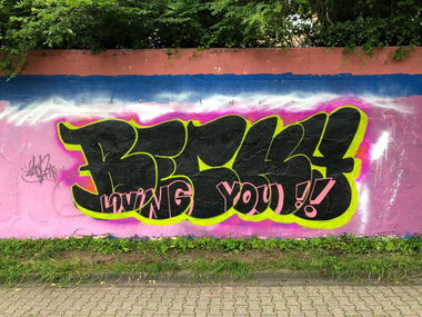 Graffiti Wall in Deutschland - Photo by bocat - BECKY (2018)