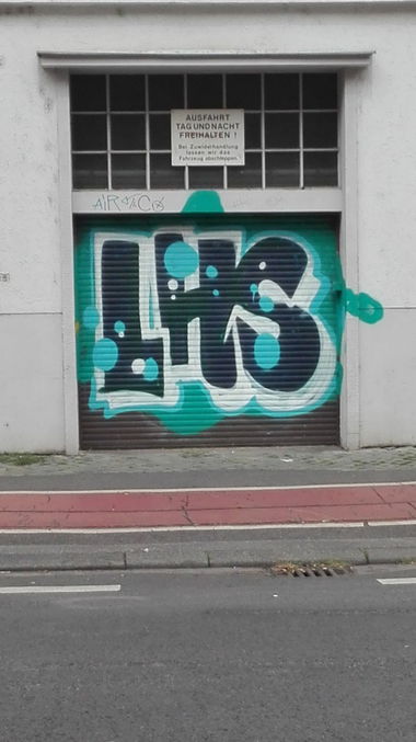 Graffiti Train in Köln - Photo by bocat - Ash (2017)