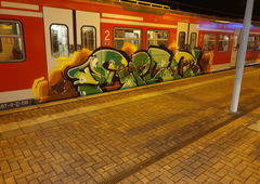 Graffiti Train in Köln - Photo by bocat - EPSC (2019)