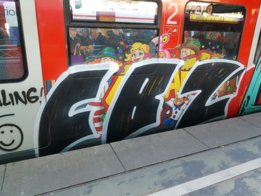 Graffiti Train in Köln - Photo by bocat - CBC (2018)