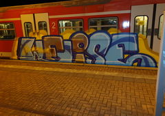 Graffiti Train in Köln - Photo by bocat - WEISE (2019)