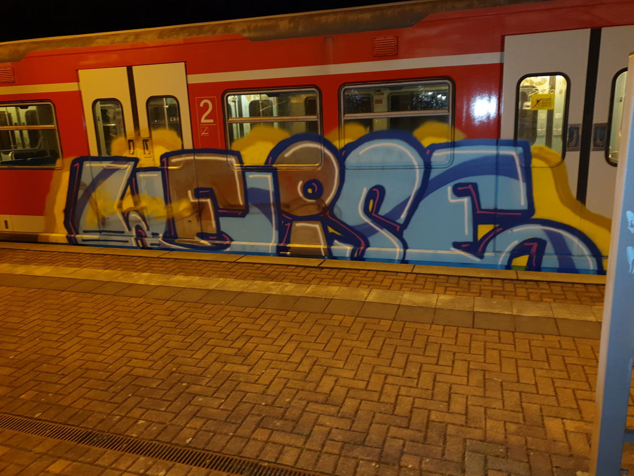 Graffiti Train in Köln - Photo by bocat - WEISE (2019)