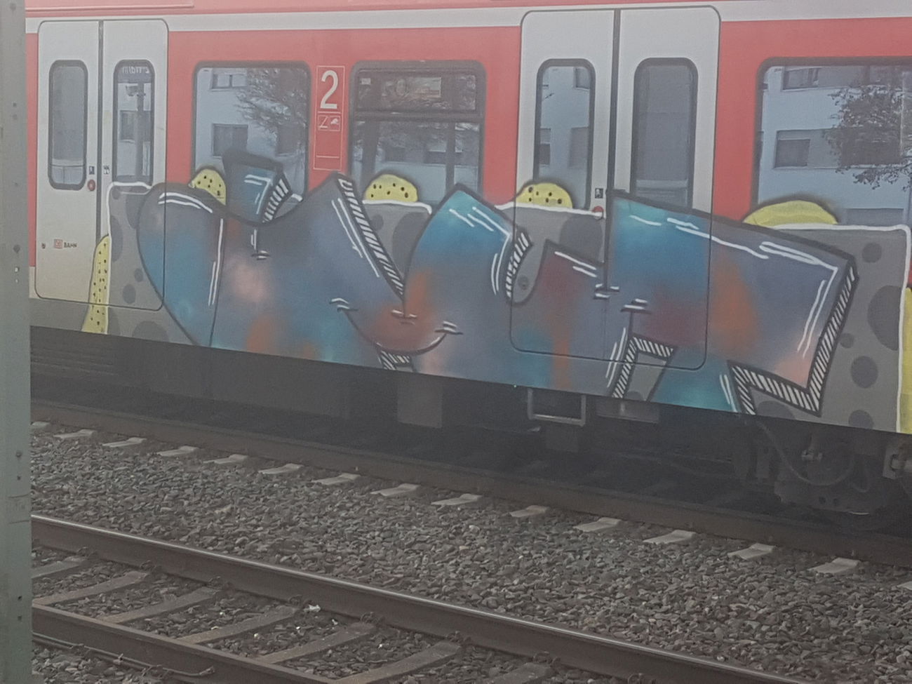 Graffiti Train in Köln - Photo by bocat - DMUT (2019)