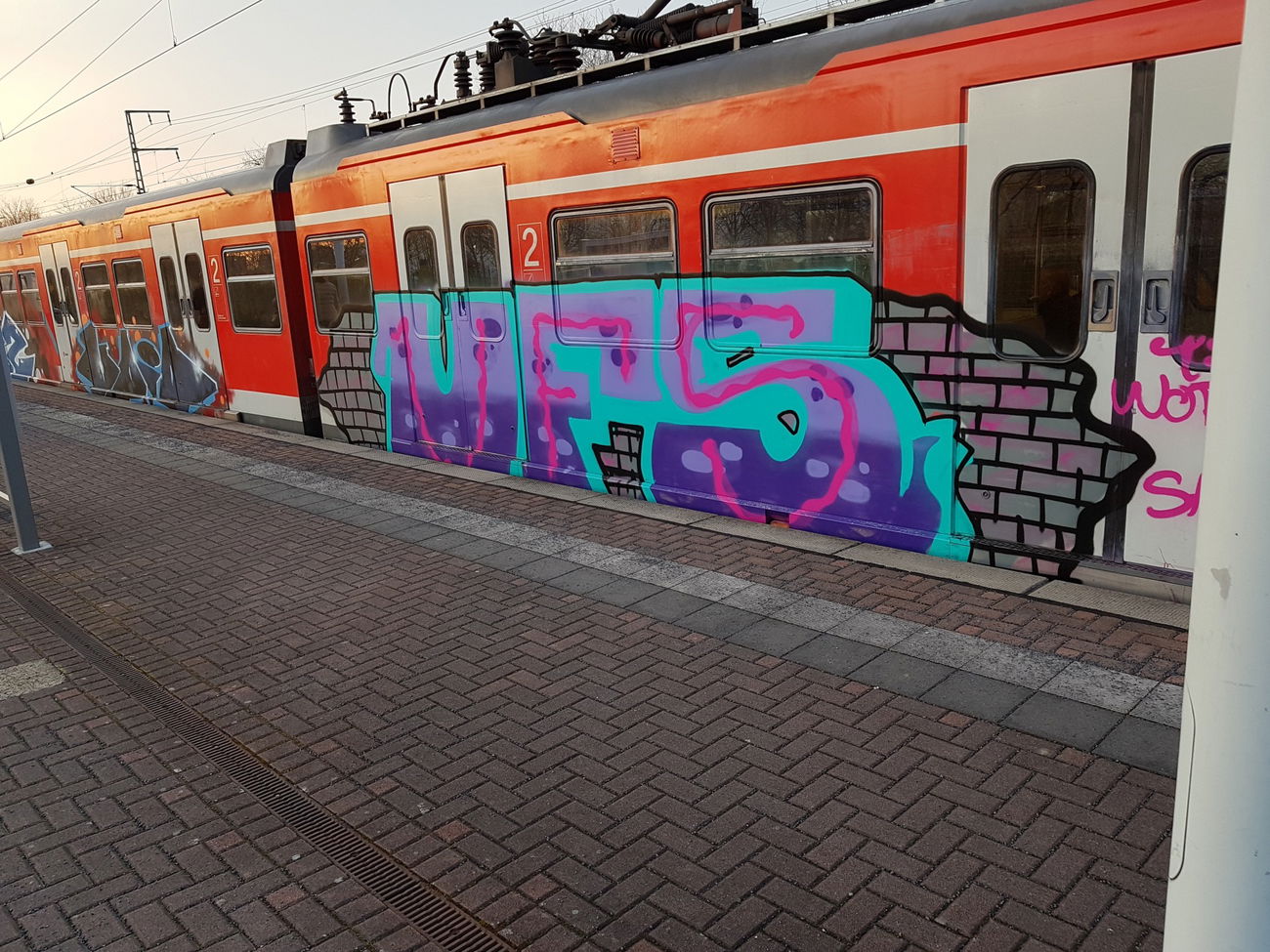 Graffiti Train in Köln - Photo by bocat - UFS (2018)