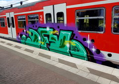 Graffiti Train in Köln - Photo by bocat - DFV (2018)