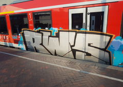 Graffiti Train in Deutschland - Photo by bocat - RWS (2018)
