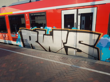 Graffiti Train in Deutschland - Photo by bocat - RWS (2018)