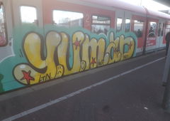 Graffiti Train in Köln - Photo by bocat - YUMAD (2018)