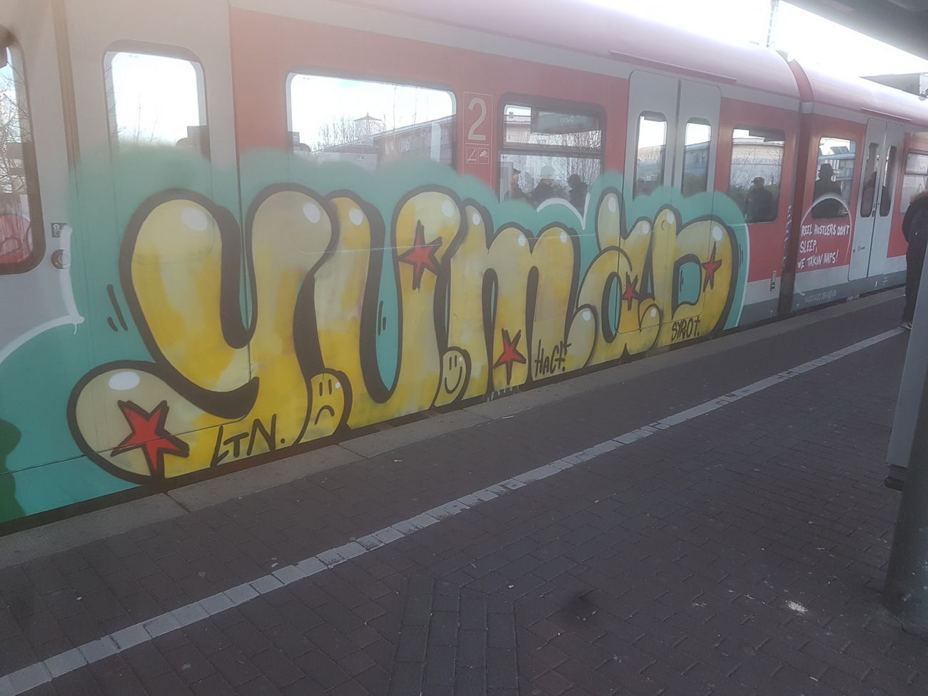 Graffiti Train in Köln - Photo by bocat - YUMAD (2018)