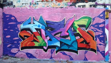 Graffiti Wall in Köln - Photo by bocat - TACH (2015)