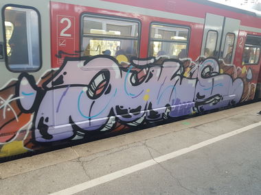 Graffiti Train in Köln - Photo by bocat - PULS (2018)