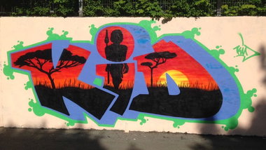 Graffiti Wall in Köln - Photo by bocat - Kid