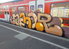 Graffiti Train in Köln - Photo by bocat - DEOR (2018)