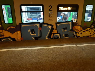 Graffiti Train - Photo by bocat - PLB (2018)