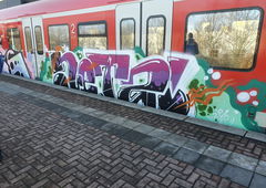 Graffiti Train in Köln - Photo by bocat - NETZ (2020)