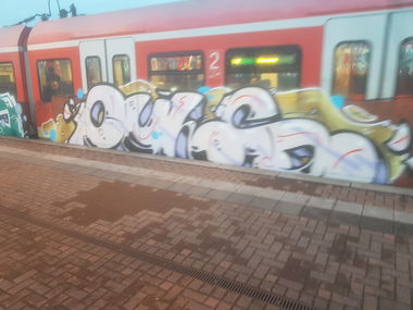 Graffiti Train in Köln - Photo by bocat - PULS (2018)