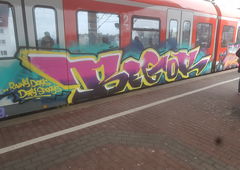 Graffiti Train in Köln - Photo by bocat - BEGOR (2019)