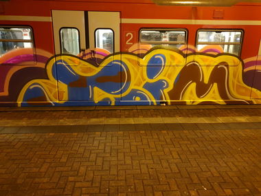 Graffiti Train in Köln - Photo by bocat - FOIM (2019)