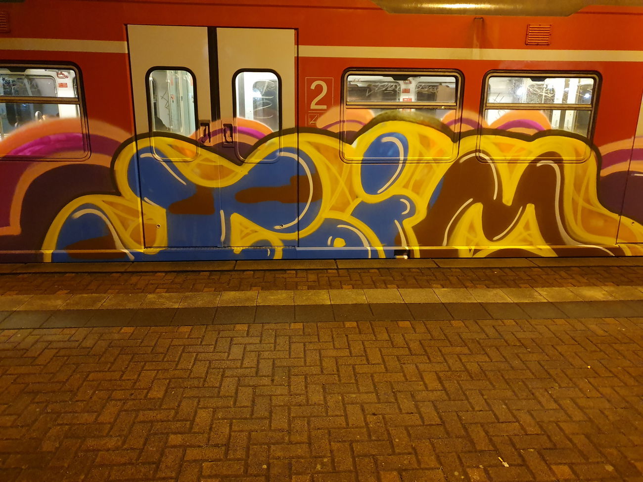 Graffiti Train in Köln - Photo by bocat - FOIM (2019)
