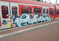 Graffiti Train in Köln - Photo by bocat - NIKE (2018)