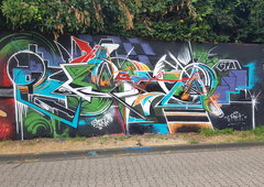 Graffiti Wall in Deutschland - Photo by bocat - ENIA (2018)