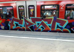 Graffiti Train in Köln - Photo by bocat - EPSC (2018)