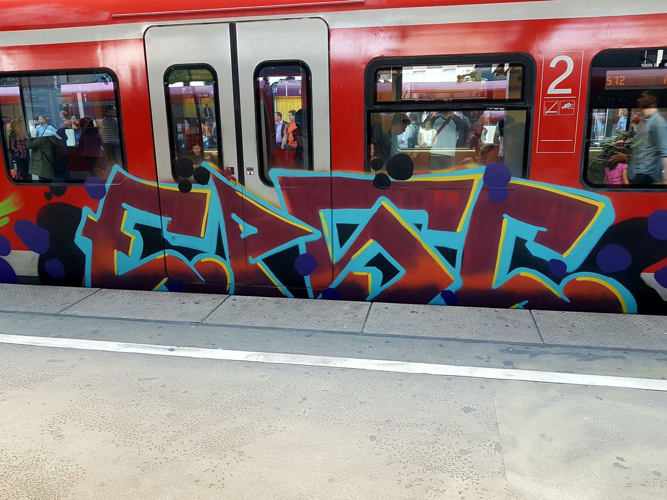 Graffiti Train in Köln - Photo by bocat - EPSC (2018)