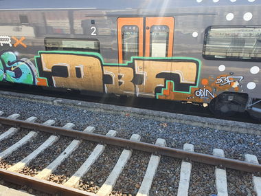 Graffiti Train in Köln - Photo by bocat - DBF (2020)