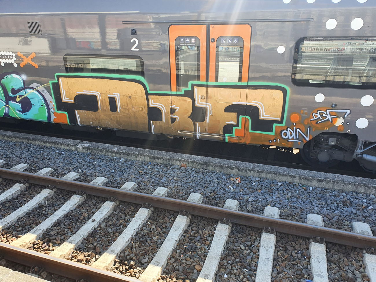 Graffiti Train in Köln - Photo by bocat - DBF (2020)