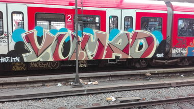 Graffiti Train in Köln - Photo by bocat - YU.MAD (2017)