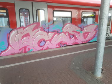 Graffiti Train in Köln - Photo by bocat - ACHSO (2018)
