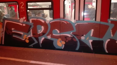 Graffiti Train in Köln - Photo by bocat - EPSC (2018)