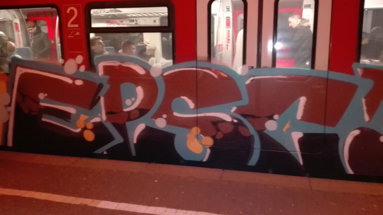 Graffiti Train in Köln - Photo by bocat - EPSC (2018)