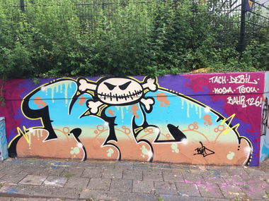 Graffiti Wall in Köln - Photo by bocat - KID (2018)