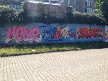 Graffiti in Königsdorf - Photo by bocat - tach, kosa, pars (2015)