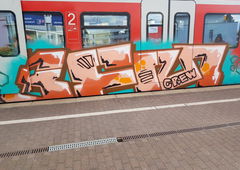 Graffiti Train in Köln - Photo by bocat - BFM (2018)
