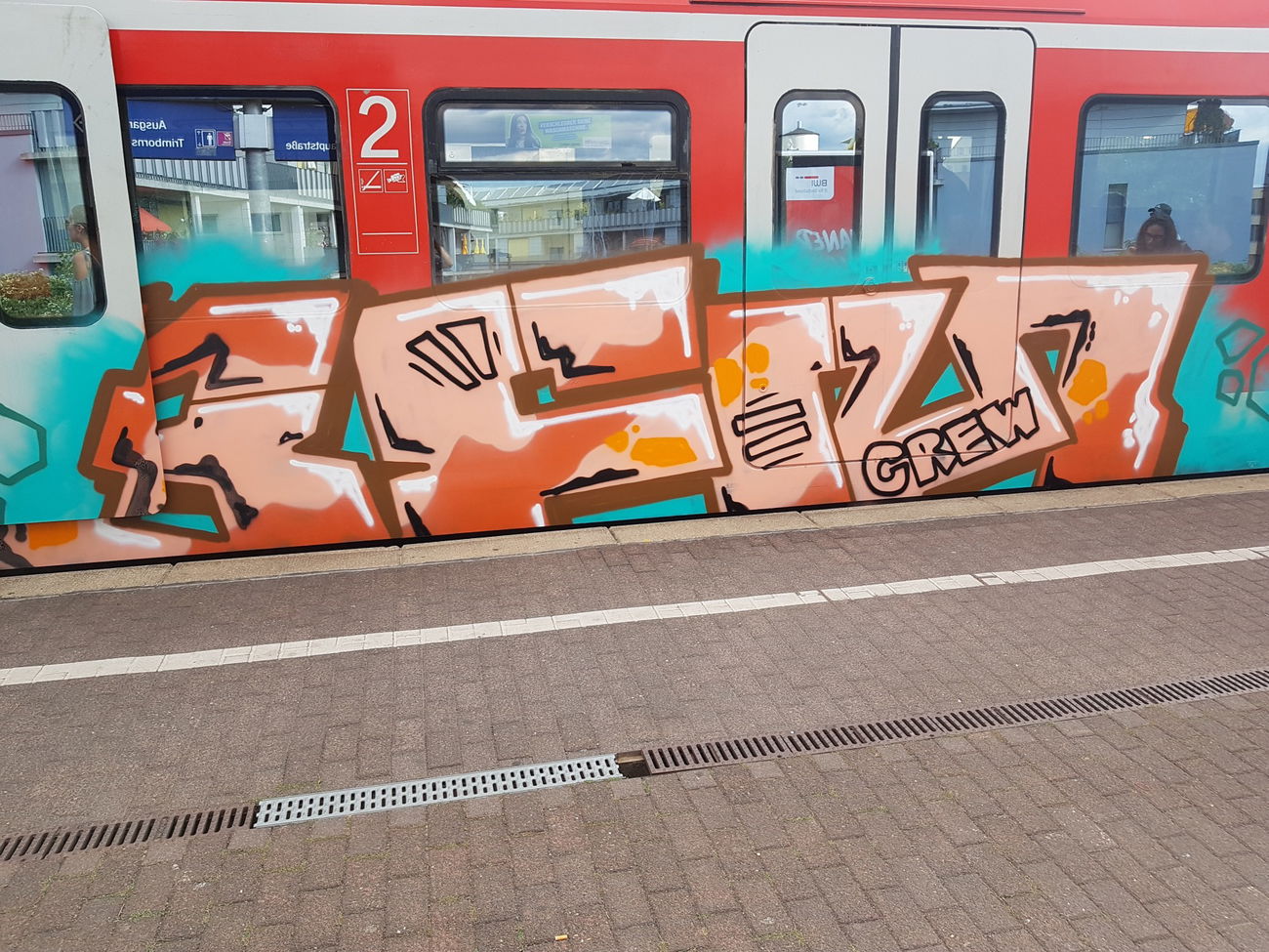 Graffiti Train in Köln - Photo by bocat - BFM (2018)