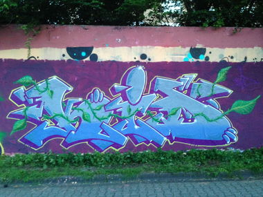 Graffiti Wall in Deutschland - Photo by bocat - KID (2018)