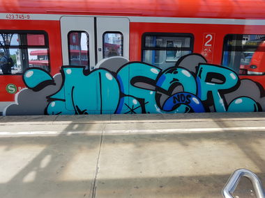 Graffiti Train in Köln - Photo by bocat (2018)
