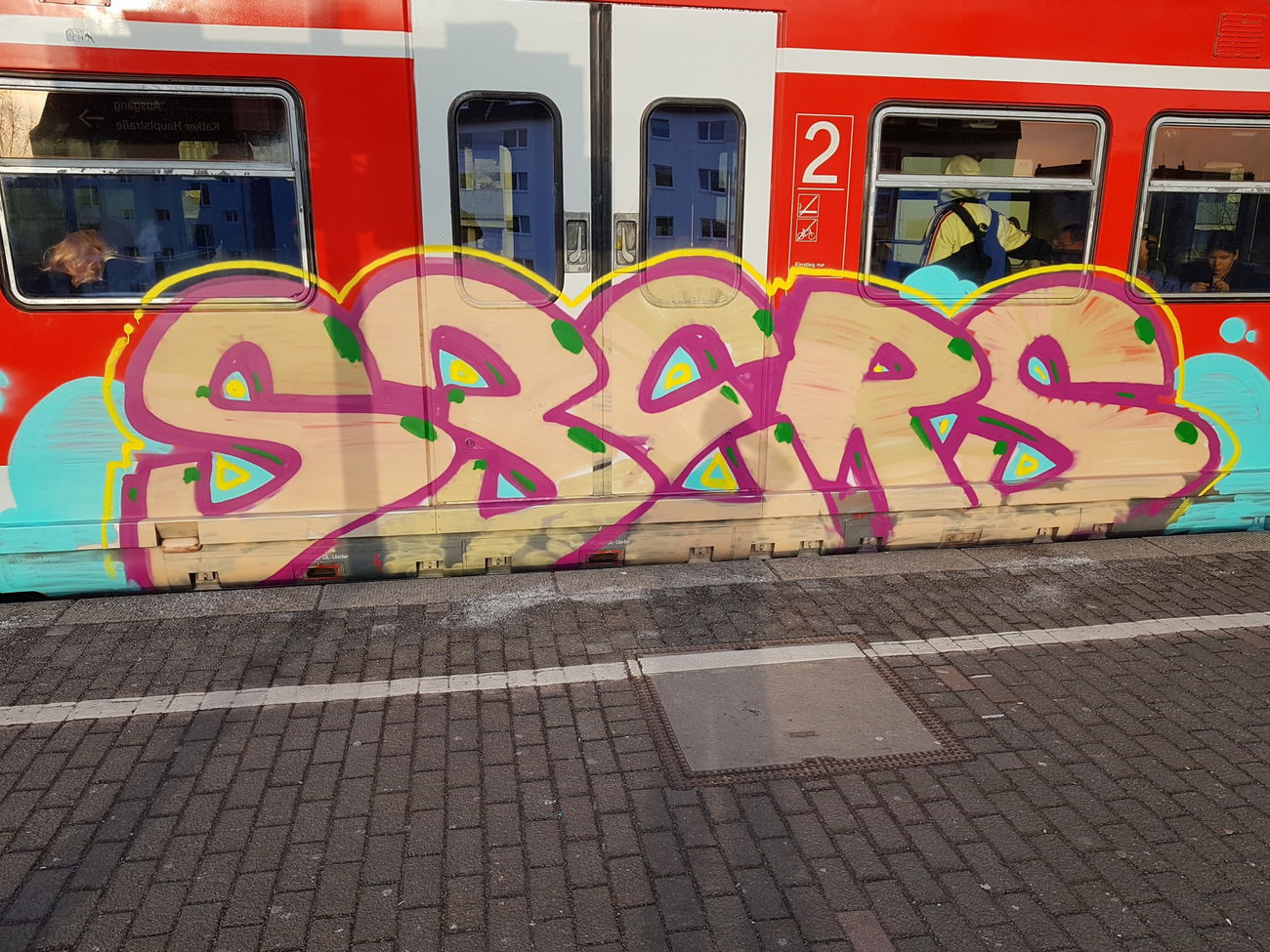Graffiti Train in Köln - Photo by bocat - S3ERS (2018)