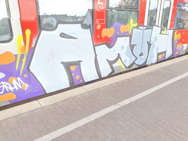 Graffiti Train in Köln - Photo by bocat - AMOH (2019)