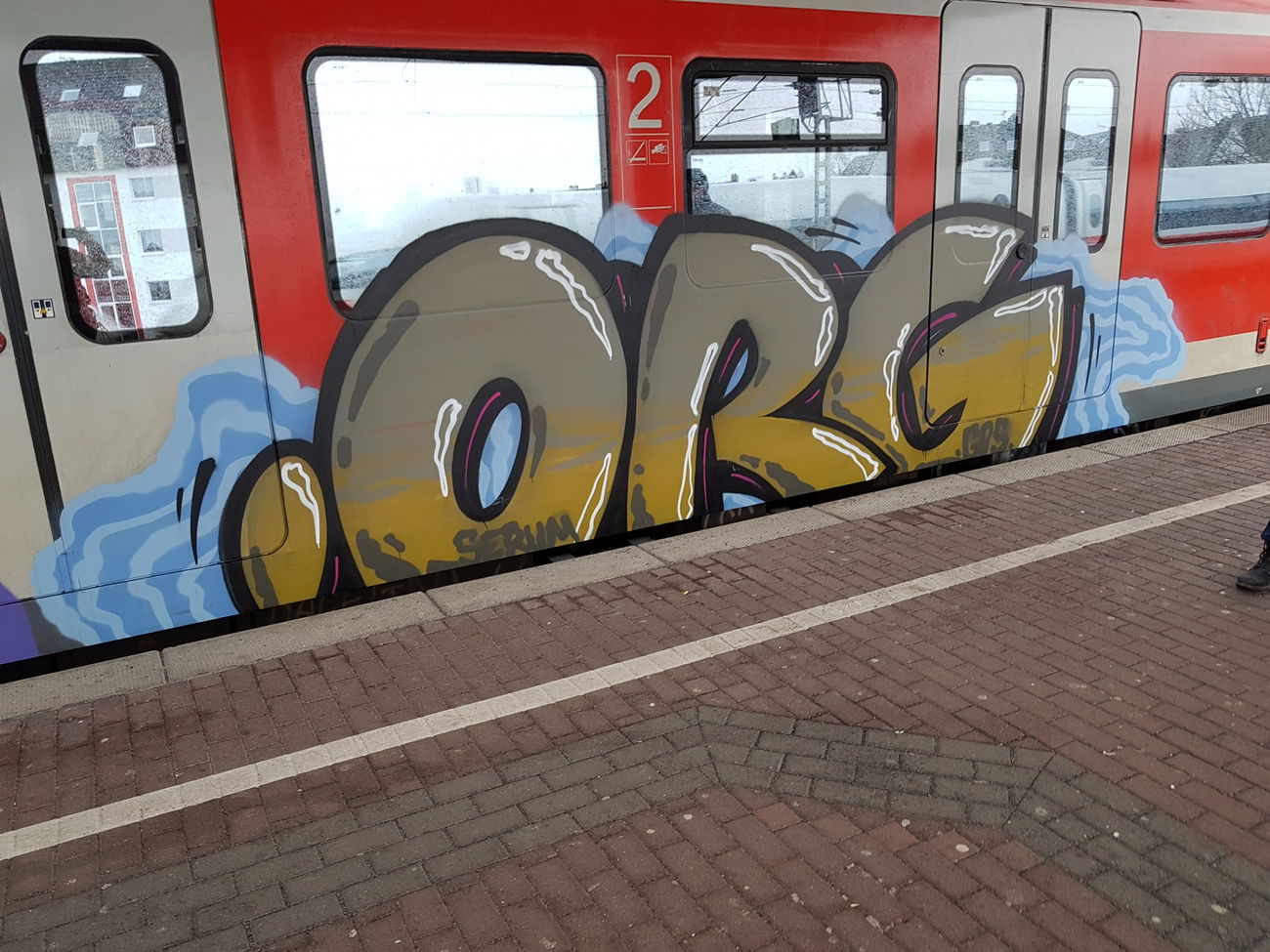 Graffiti Train in Köln - Photo by bocat - ORG (2018)