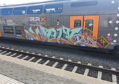 Graffiti Train in Köln - Photo by bocat - WELL (2020)