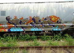 Graffiti Train in Köln - Photo by bocat - KID (2018)