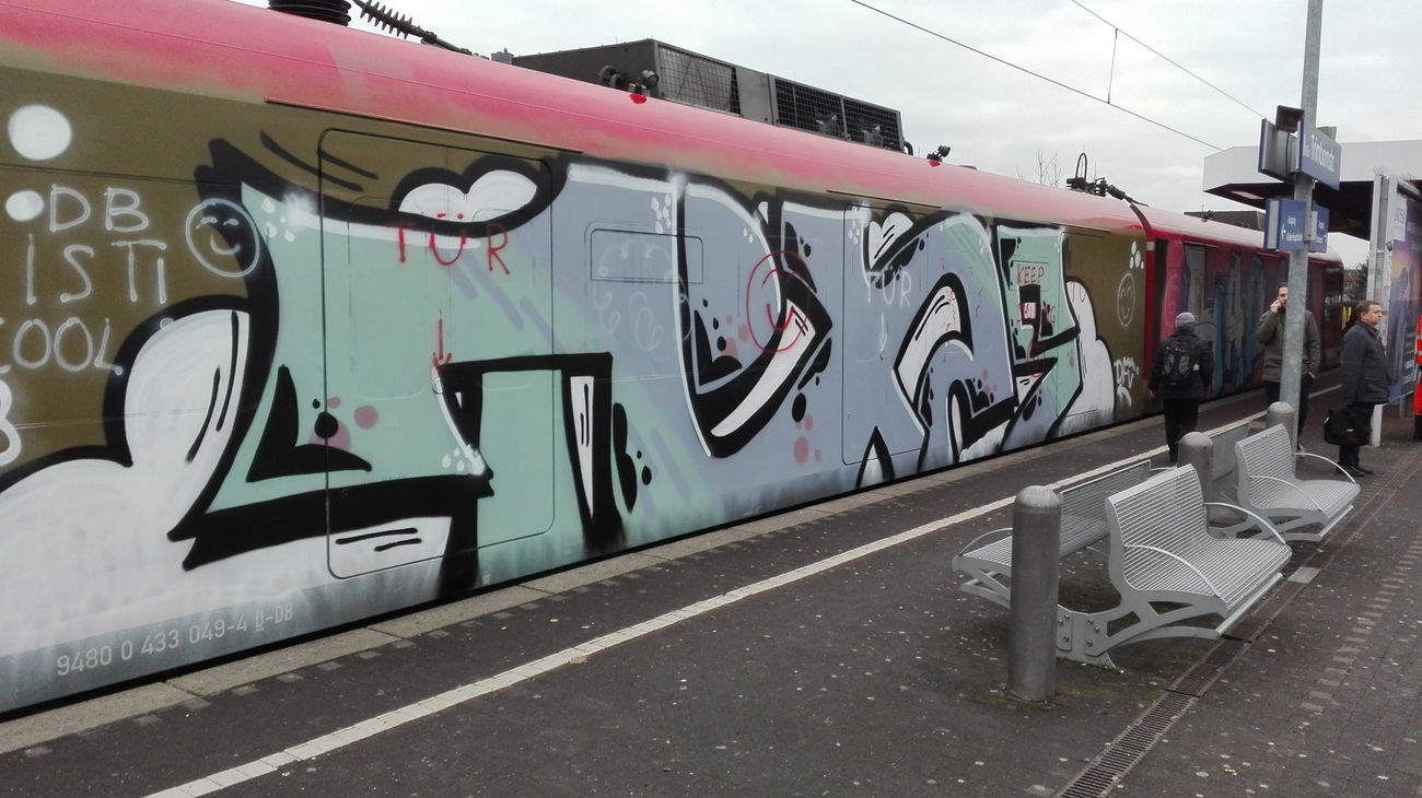 Graffiti Train in Köln - Photo by bocat - TEXAS (2018)