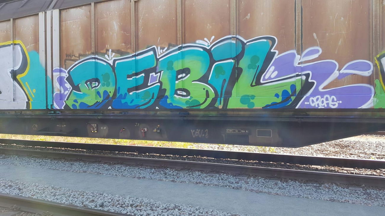 Graffiti Train in Köln - Photo by bocat - DEVIL (2018)