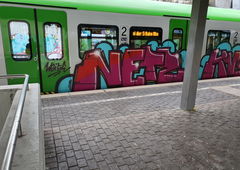 Graffiti Train in Köln - Photo by bocat - NETZ (2019)