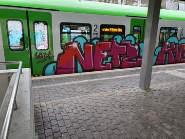 Graffiti Train in Köln - Photo by bocat - NETZ (2019)